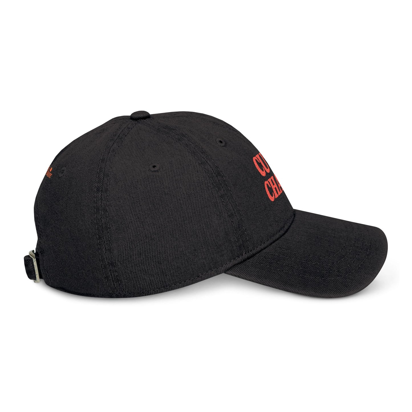 Cute Chaos Denim Hat - Stylish Embroidered Cap for Casual Vibes