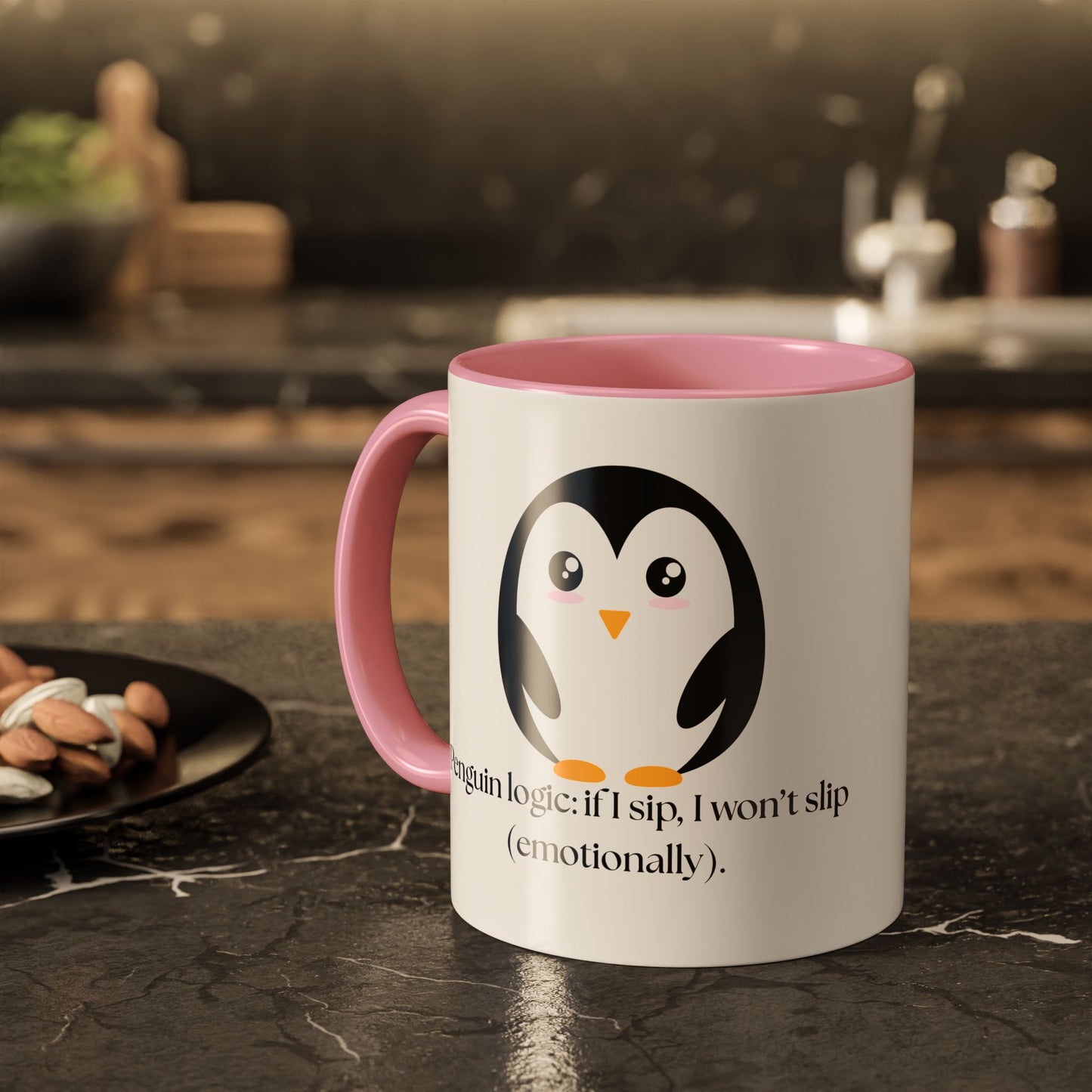 Penguin Quote Coffee Mug - Colorful 11oz & 15oz Fun Drinkware