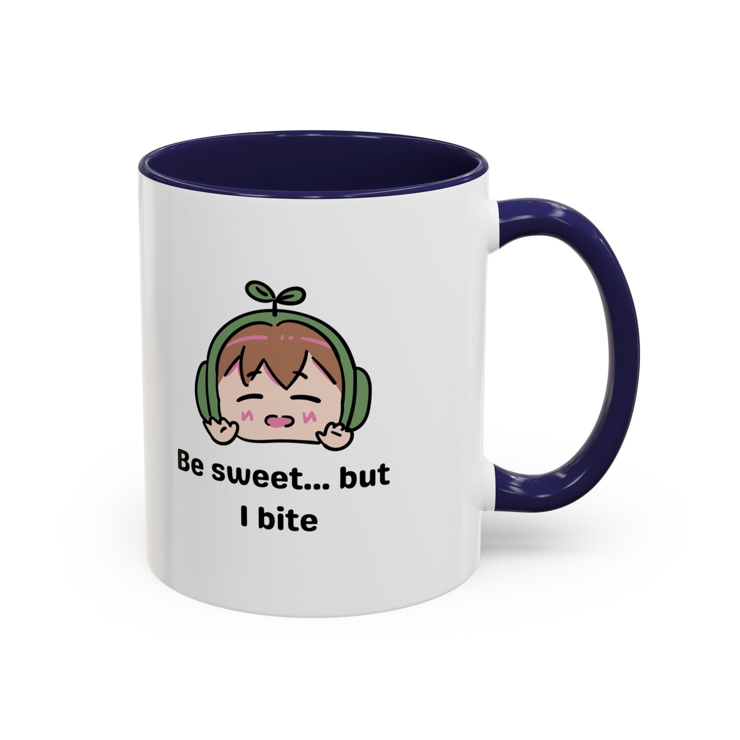 Playful Accent Coffee Mug - "Be Sweet... But I Bite" - Fun Gift for Friends