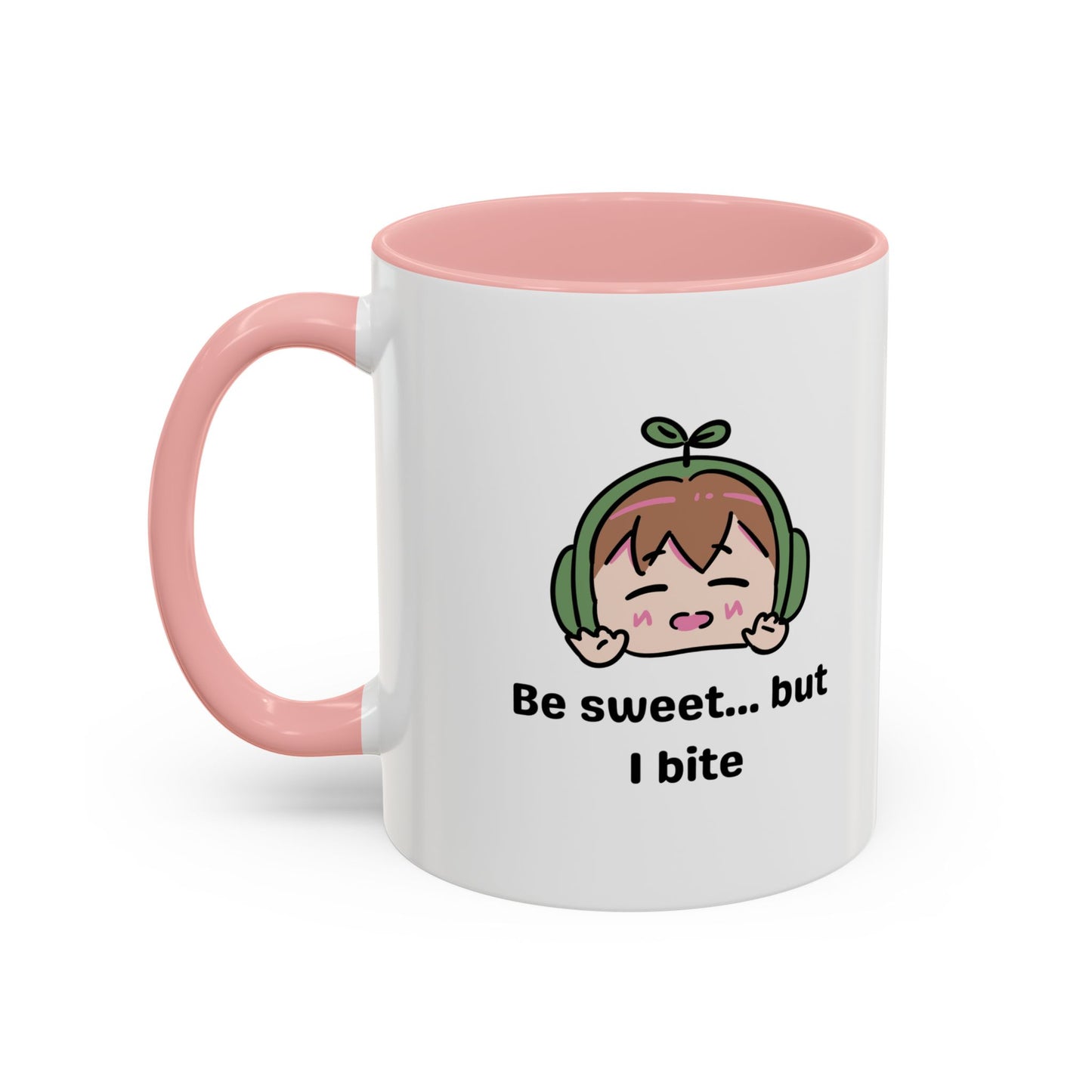 Playful Accent Coffee Mug - "Be Sweet... But I Bite" - Fun Gift for Friends