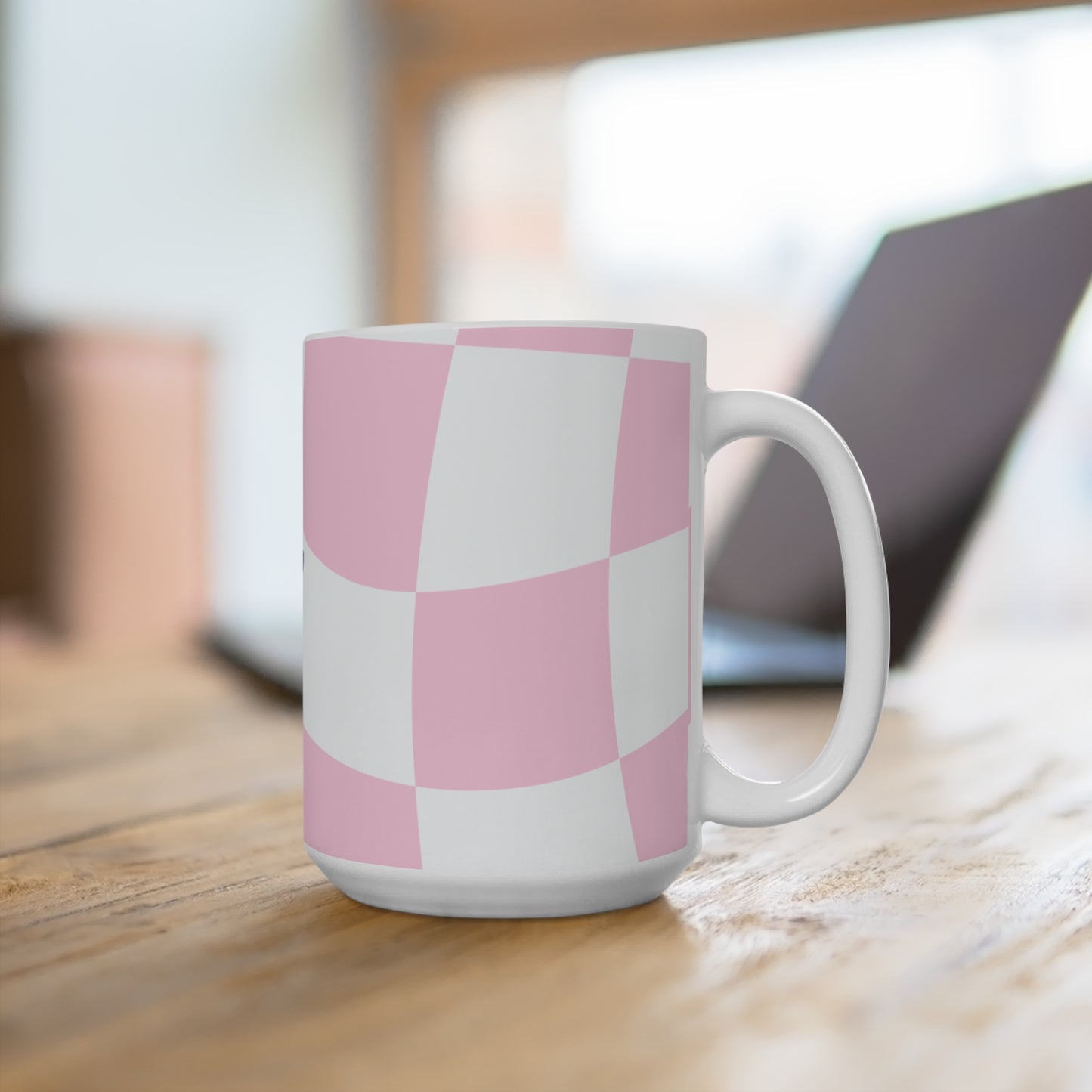 15oz Motivational Pink Mug - 'I'm Not a Morning Person, I'm a money Person'