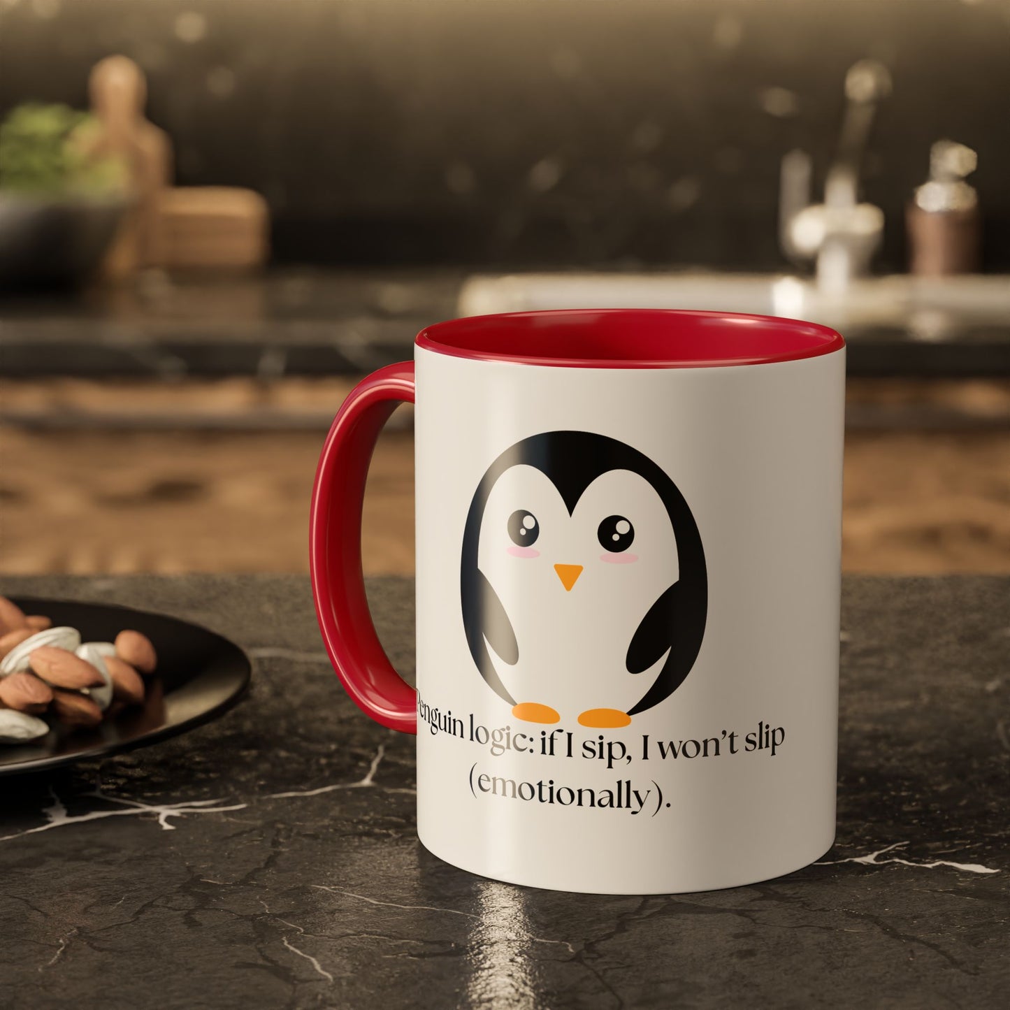 Penguin Quote Coffee Mug - Colorful 11oz & 15oz Fun Drinkware