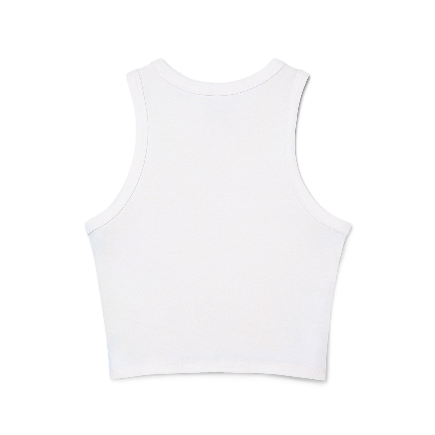 Bloom Baby Women's Micro Rib Racer Tank Top - Cute Flower Graphic Tee