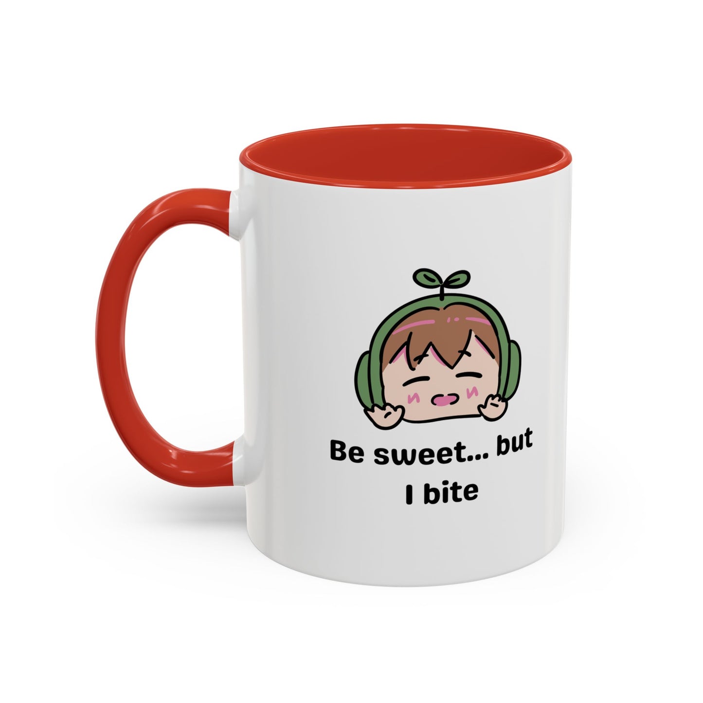 Playful Accent Coffee Mug - "Be Sweet... But I Bite" - Fun Gift for Friends