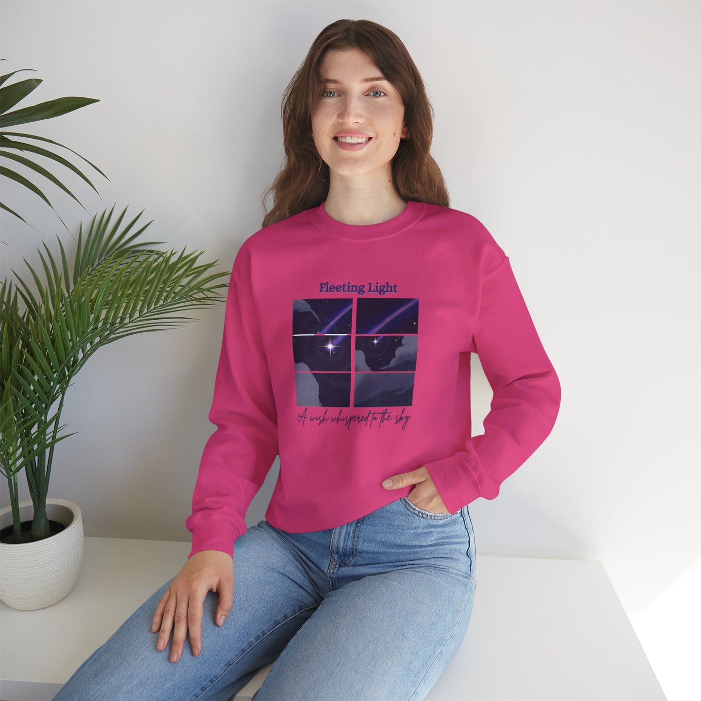 Fleeting Light Unisex Crewneck Sweatshirt - Cozy Casual Wear