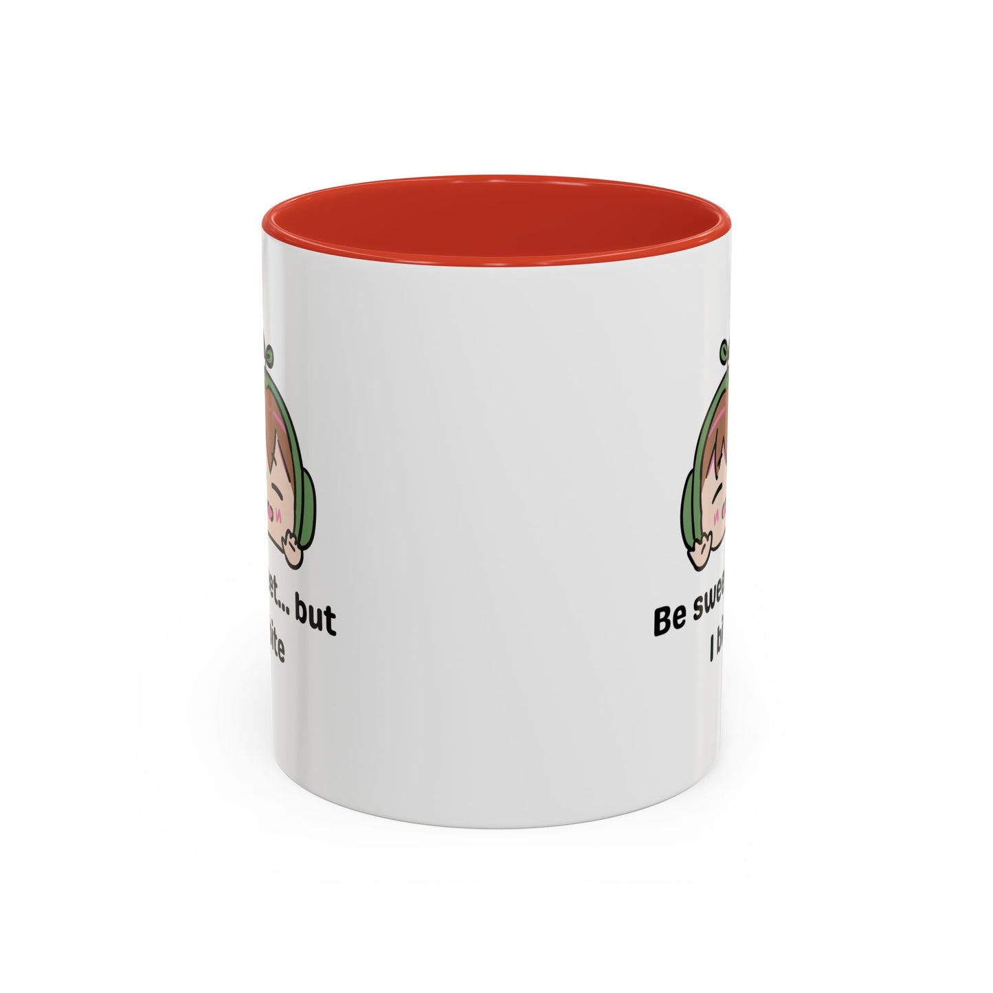 Playful Accent Coffee Mug - "Be Sweet... But I Bite" - Fun Gift for Friends