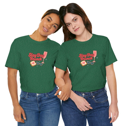 Slay-Day Brunch Unisex Tee - Fun & Stylish Short Sleeve Shirt for Brunch Lovers