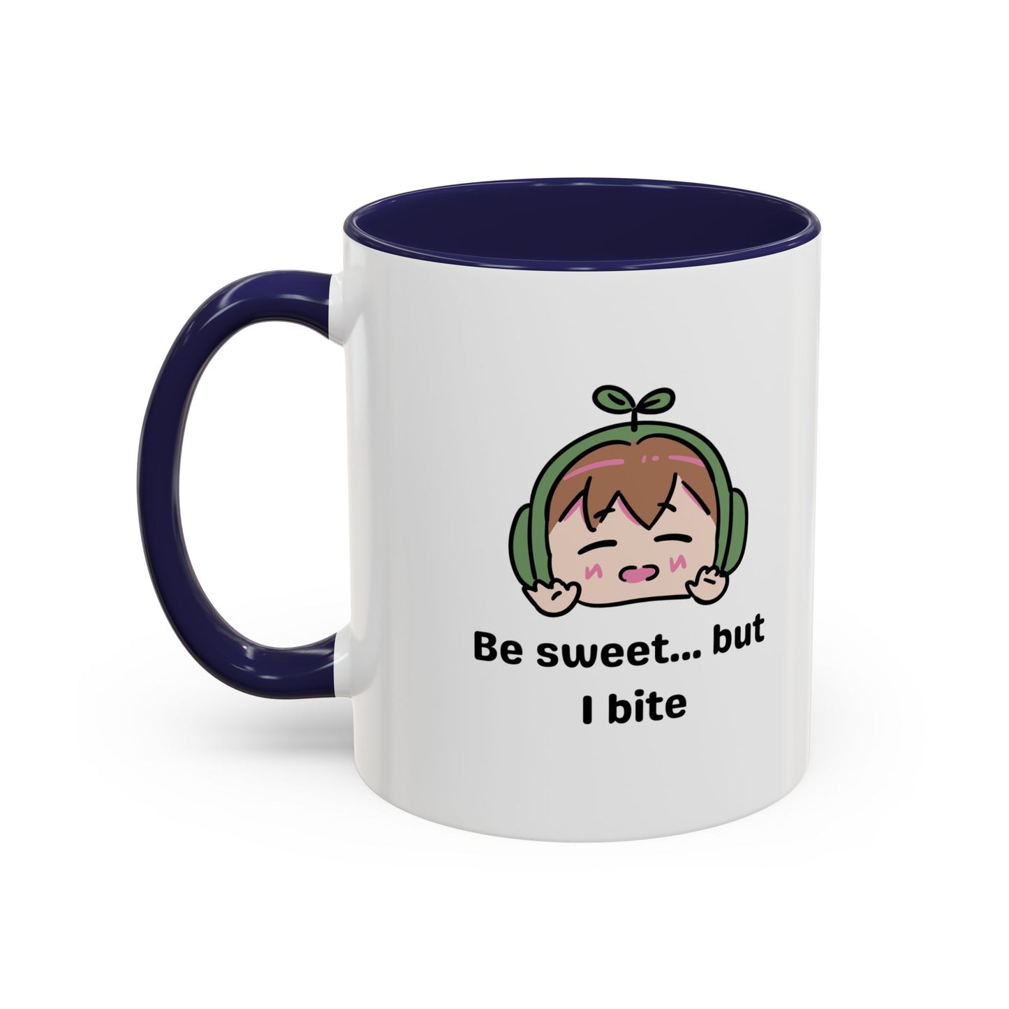 Playful Accent Coffee Mug - "Be Sweet... But I Bite" - Fun Gift for Friends