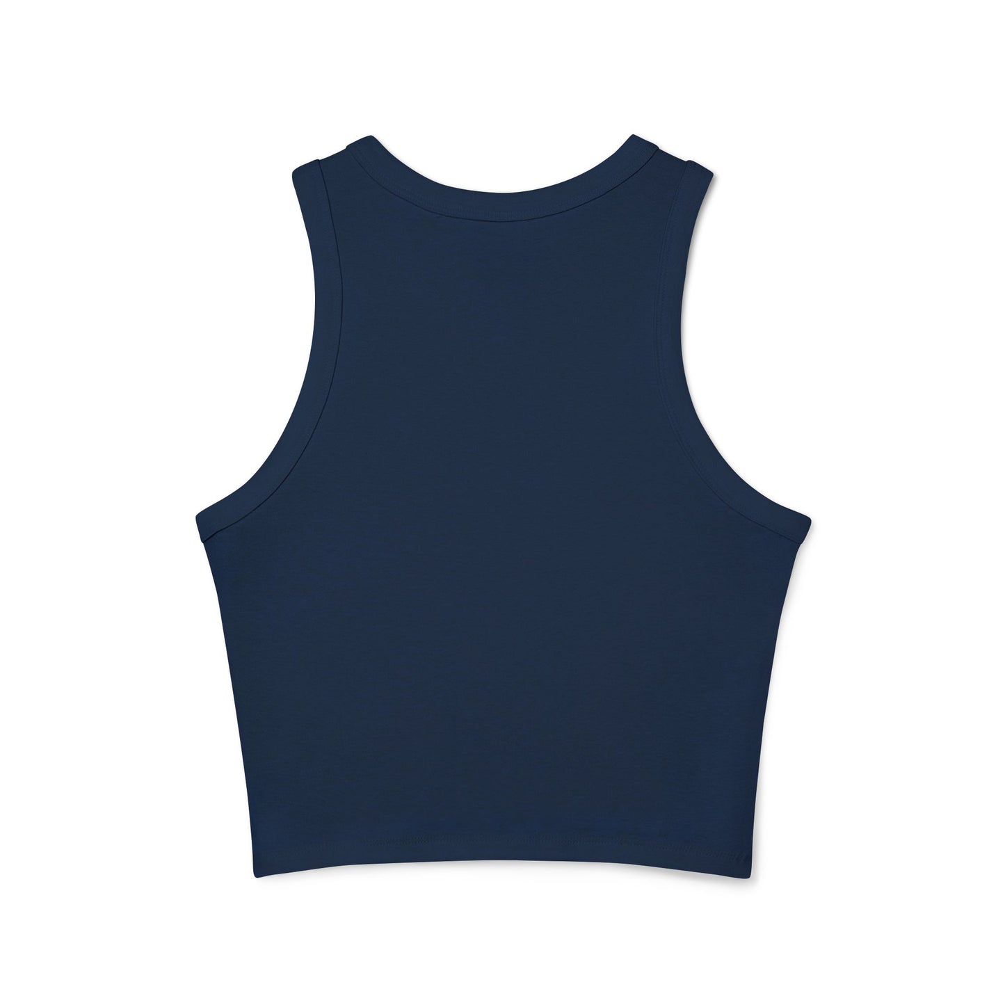 Bloom Baby Women's Micro Rib Racer Tank Top - Cute Flower Graphic Tee