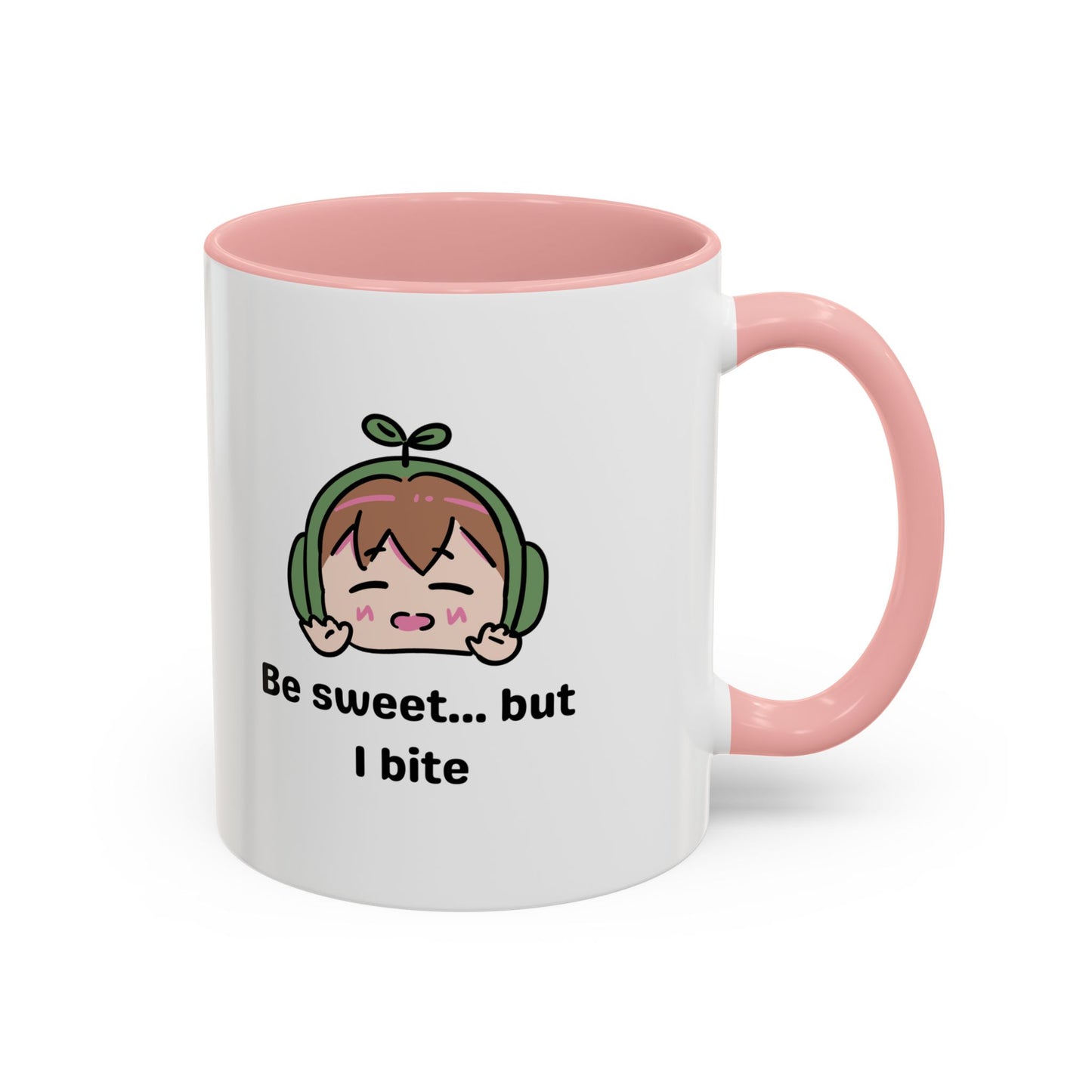 Playful Accent Coffee Mug - "Be Sweet... But I Bite" - Fun Gift for Friends