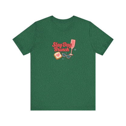 Slay-Day Brunch Unisex Tee - Fun & Stylish Short Sleeve Shirt for Brunch Lovers