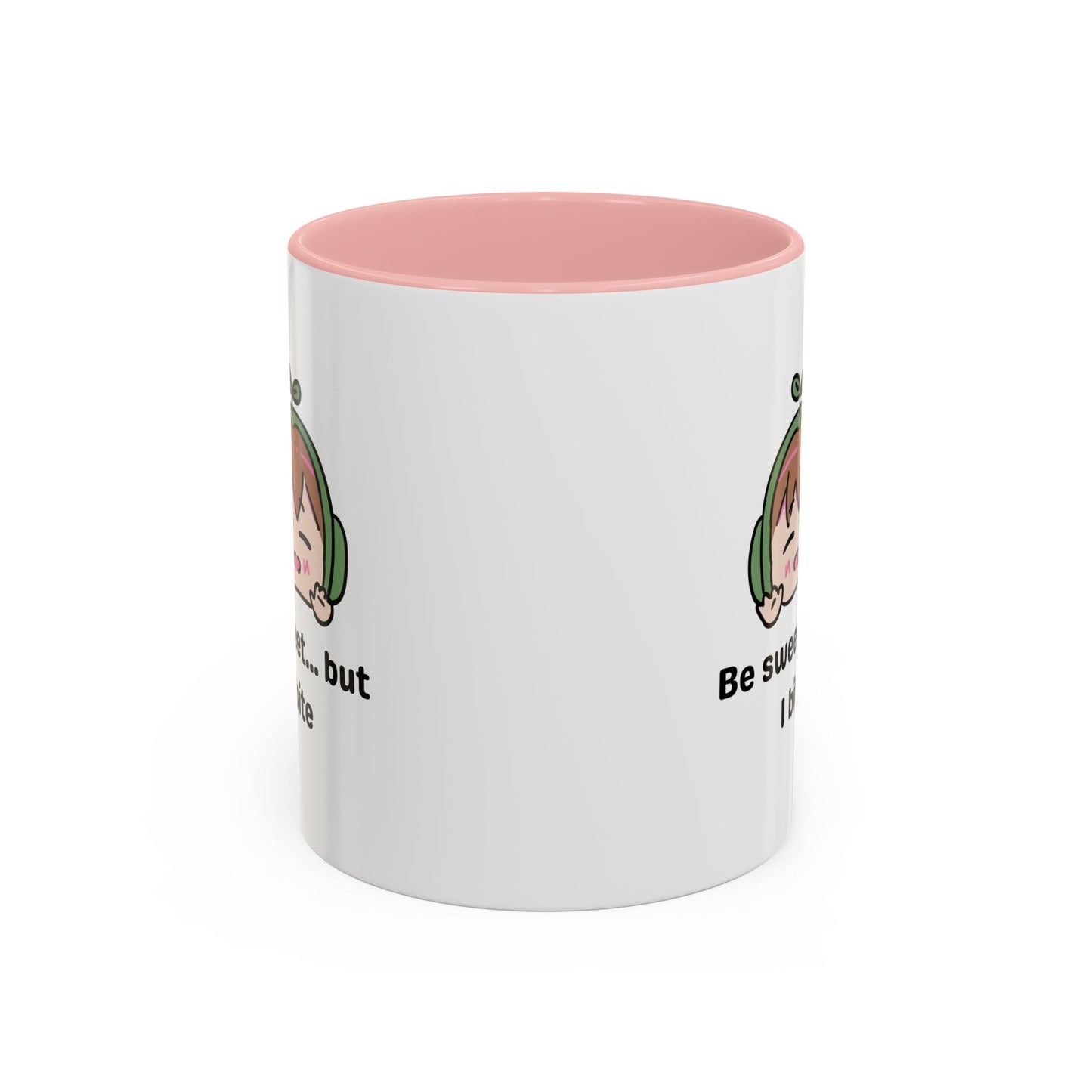 Playful Accent Coffee Mug - "Be Sweet... But I Bite" - Fun Gift for Friends