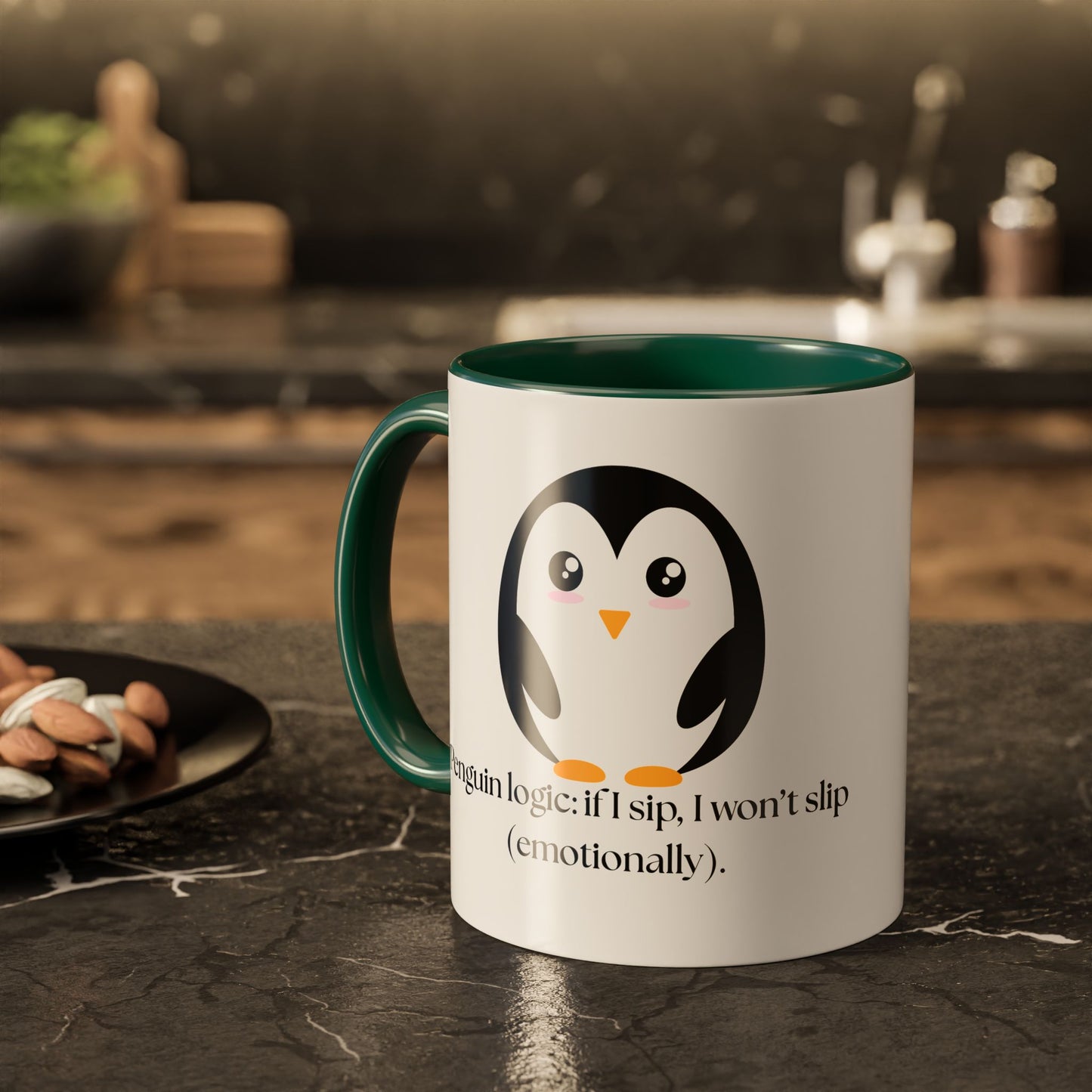 Penguin Quote Coffee Mug - Colorful 11oz & 15oz Fun Drinkware