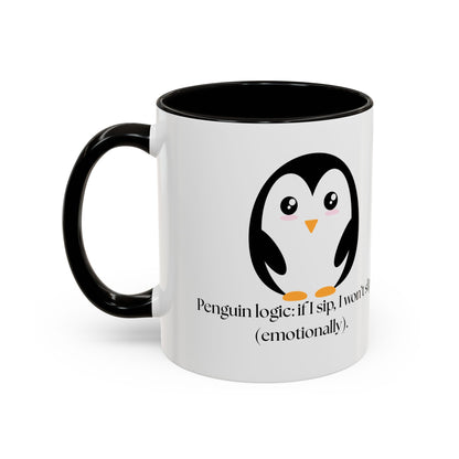 Penguin Quote Coffee Mug - Colorful 11oz & 15oz Fun Drinkware