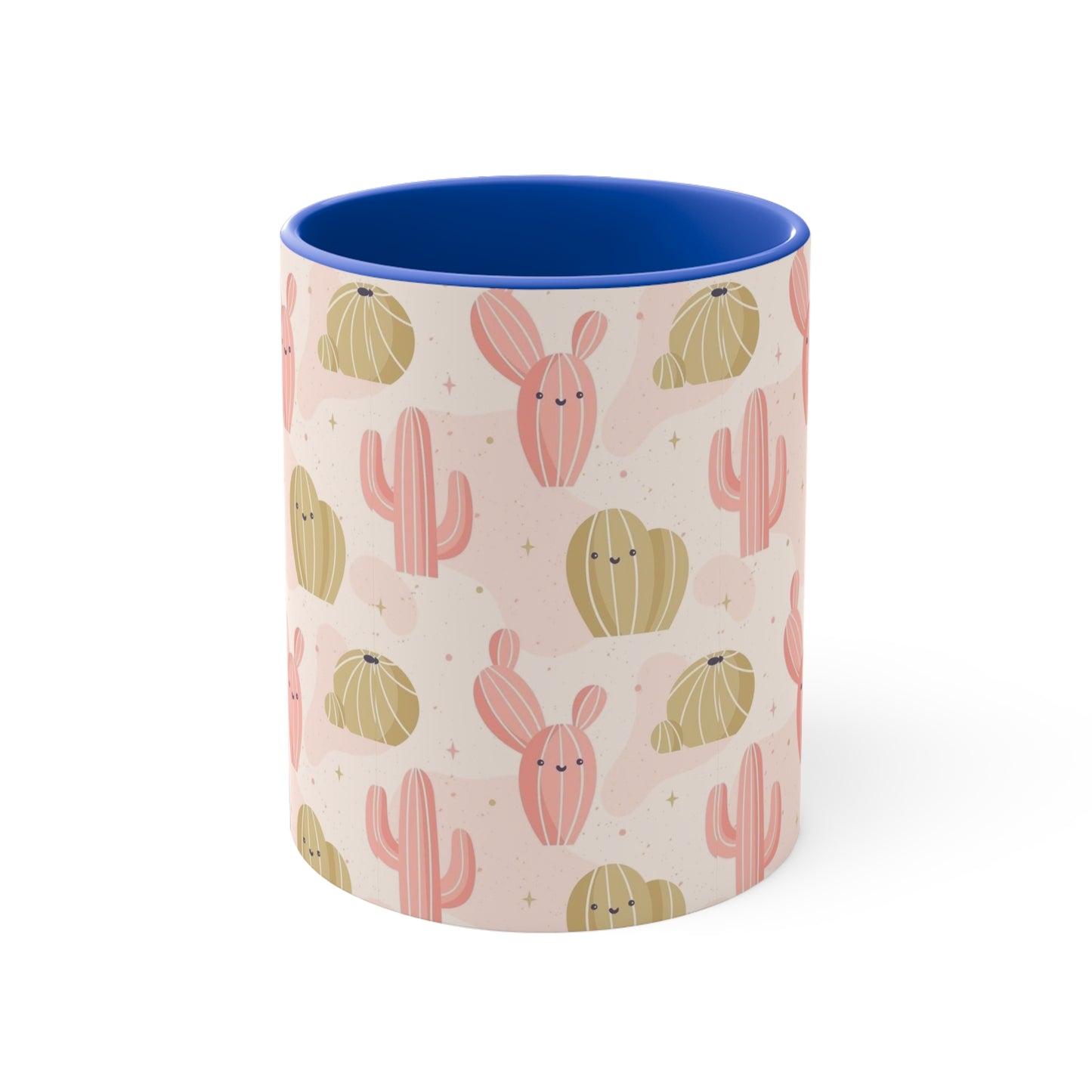 Whimsical Cactus Accent Mug - Fun Drinkware for Plant Lovers | Brighten Your Day with Cactus Charm  | Unique Drinkware for Coffee and Tea